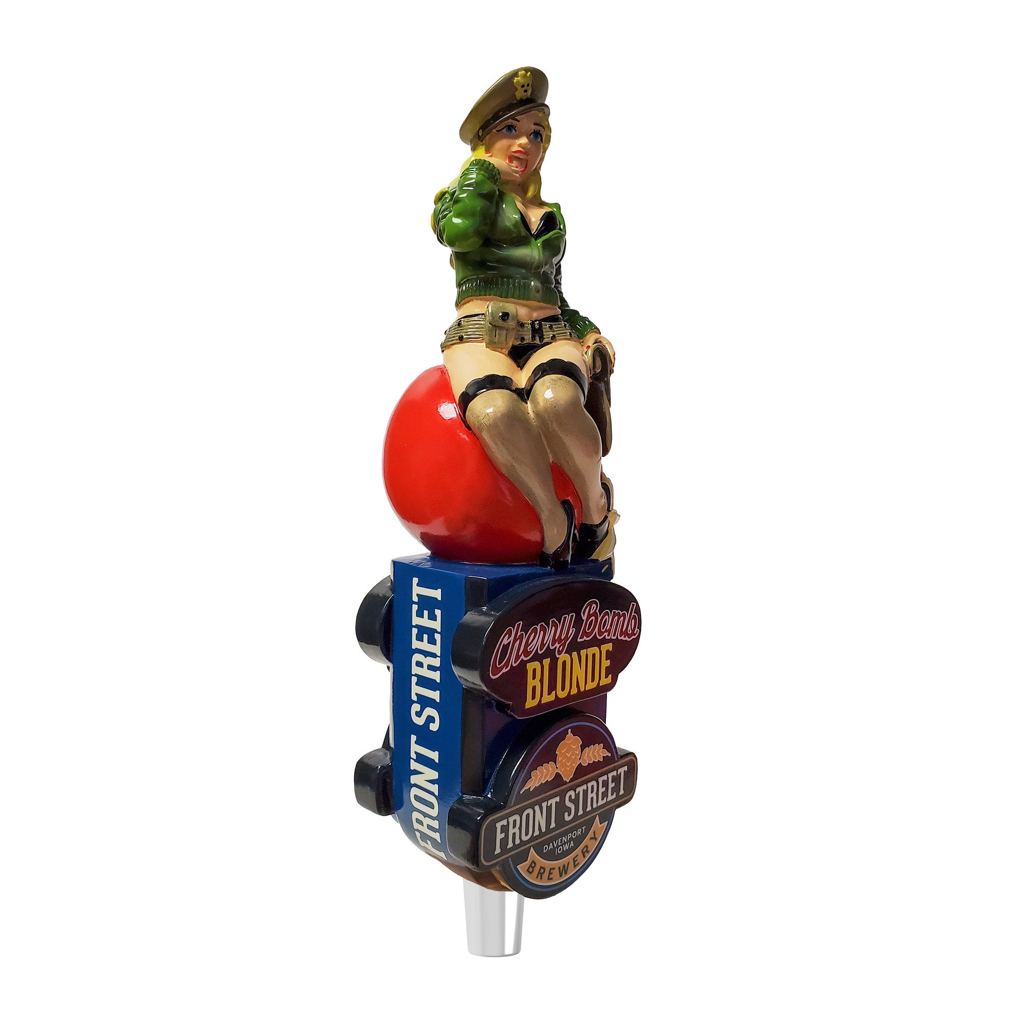 Cheapest Bombshell Brewing Tap Handle Figural Pinup Silhouette